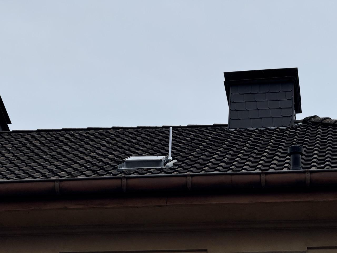 on the roof